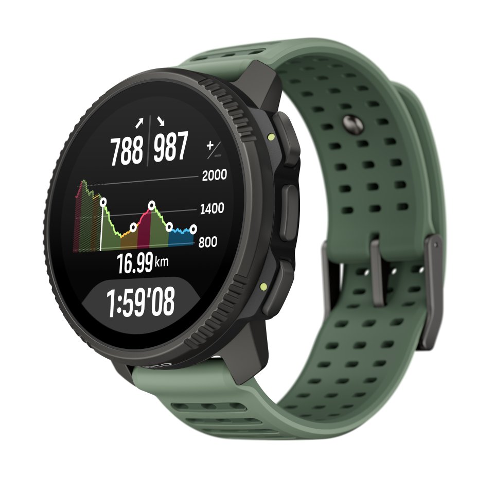 Suunto Vertical 2 urheilukello, Titanium Sage