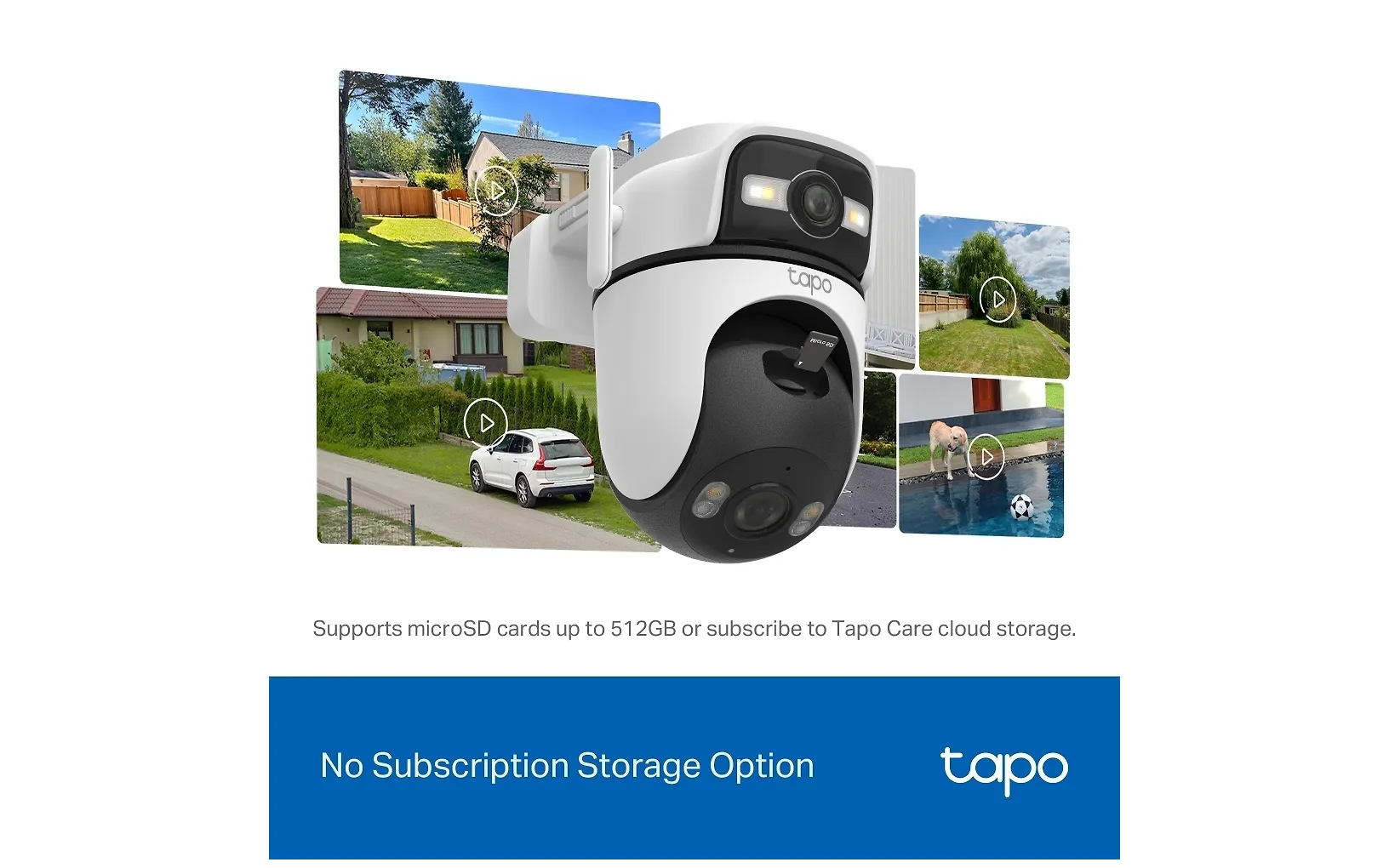 TP-Link Tapo C545D dual valvontakamera ulkokäyttöön