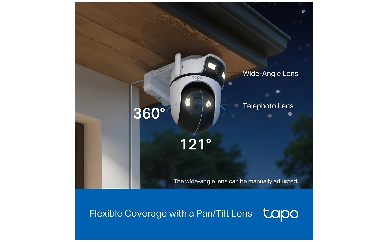 TP-Link Tapo C545D dual valvontakamera ulkokäyttöön