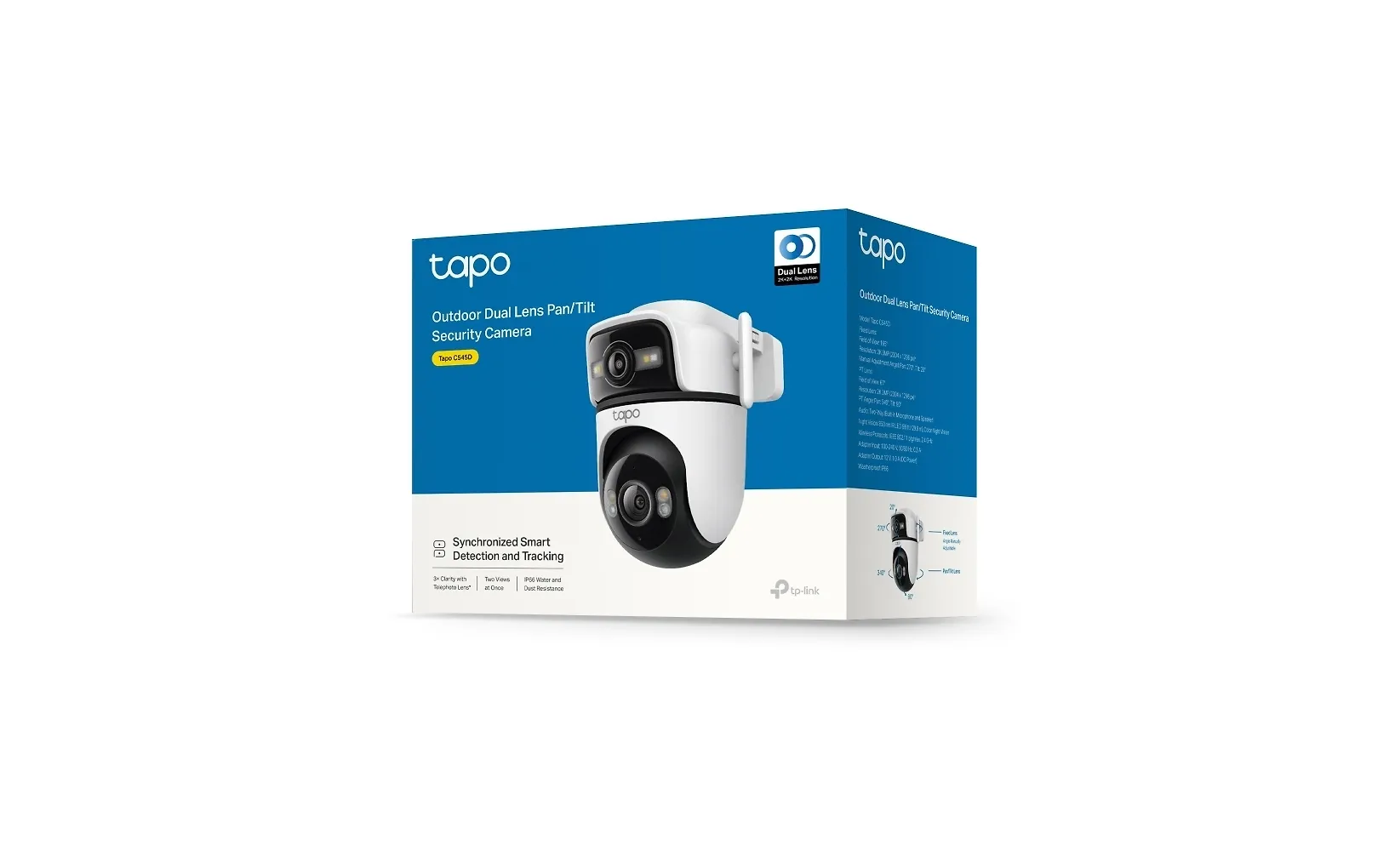 TP-Link Tapo C545D dual valvontakamera ulkokäyttöön