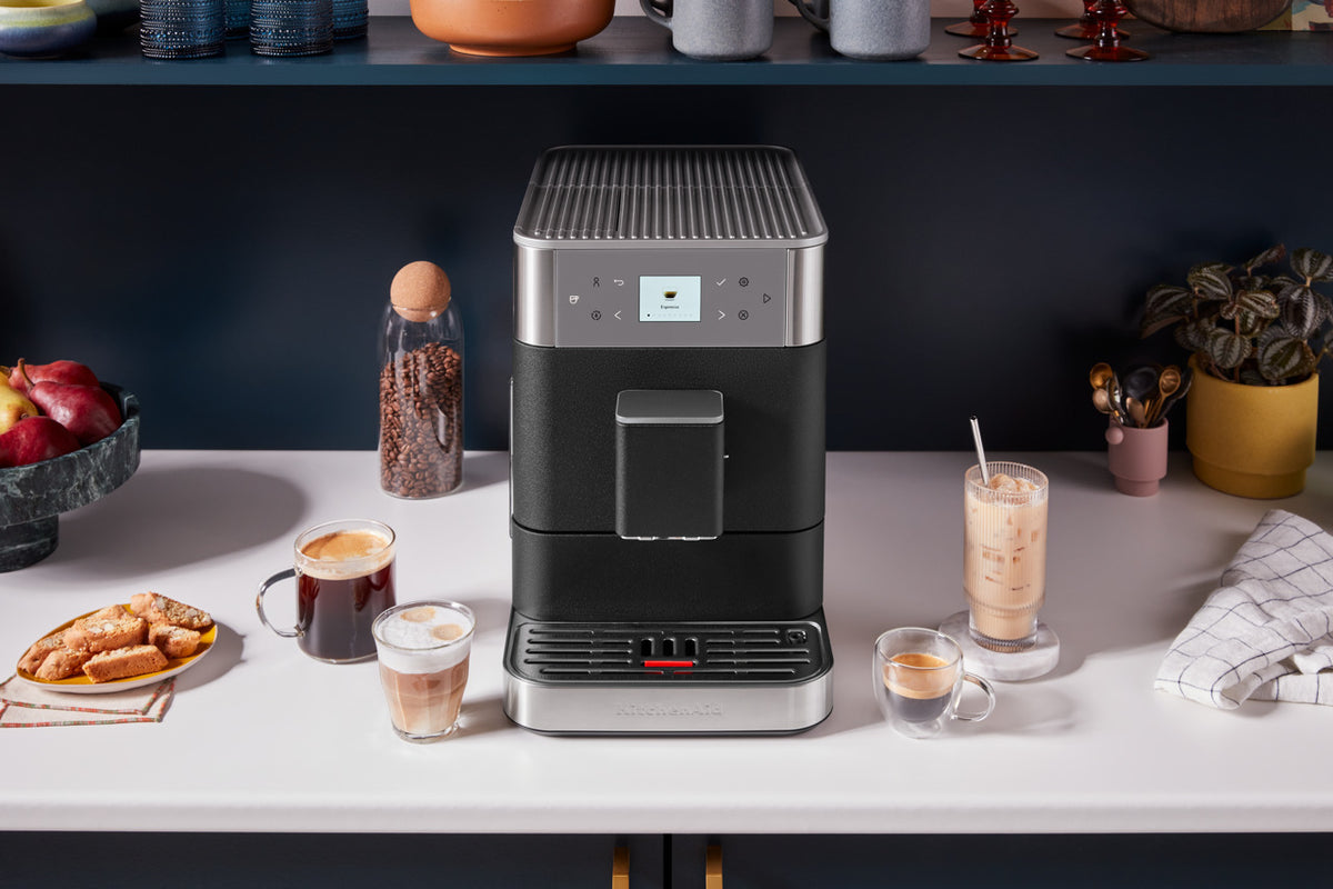 KitchenAid KF6 täysautomaattinen espressokone, valurautamusta – kuva 10
