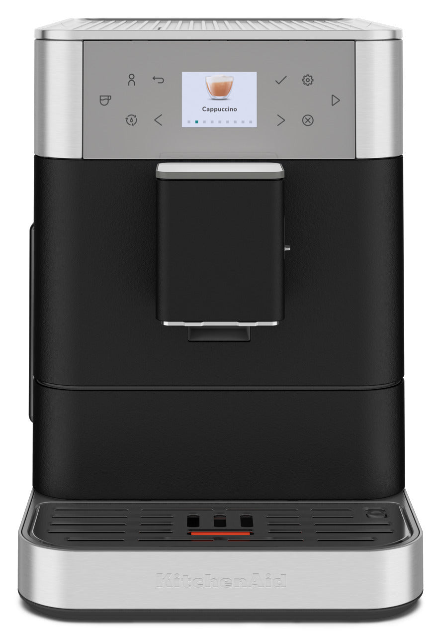 KitchenAid KF6 täysautomaattinen espressokone, valurautamusta – kuva 3