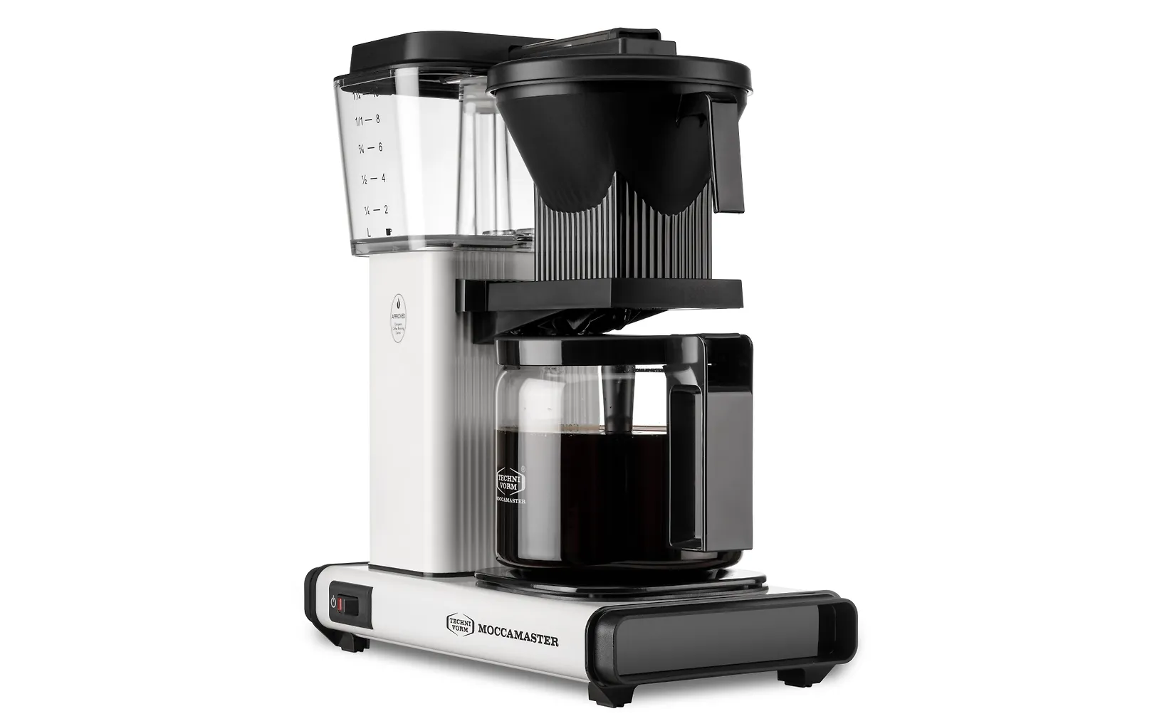 Moccamaster One Switch kaffebryggare, vit