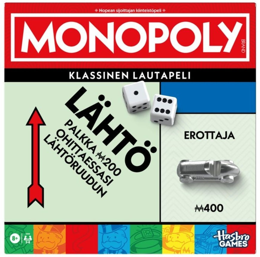 Monopoly Classic Lautapeli, Refresh FI – kuva 1