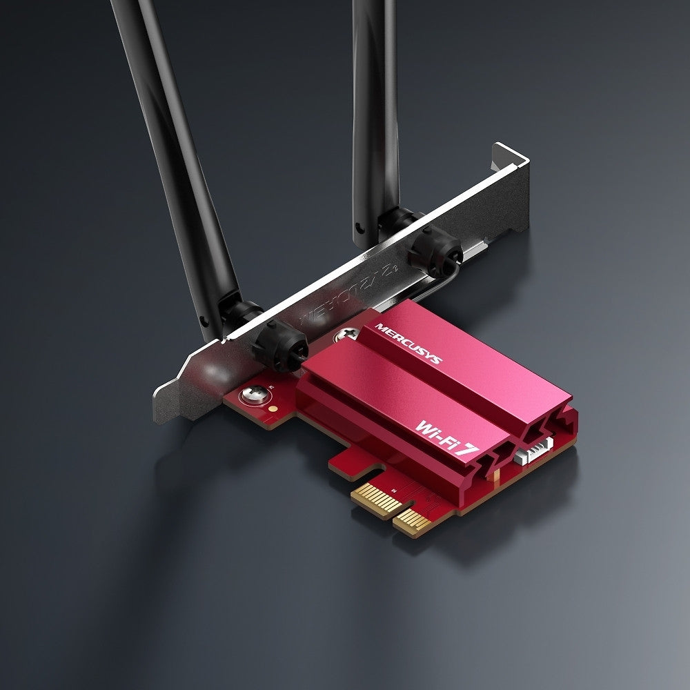 Mercusys MA37BE PCIe WiFi 7 ja bluetooth 5.4 sovitin – kuva 2