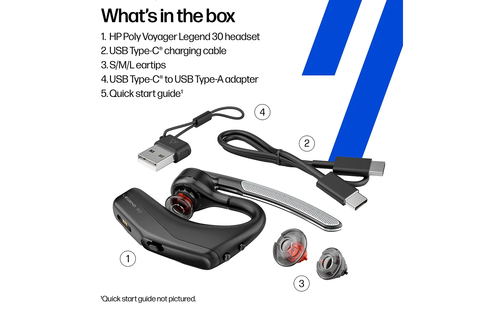 Poly Voyager Legend 30 Bluetooth-kuulokemikrofoni (AV4P5AA)