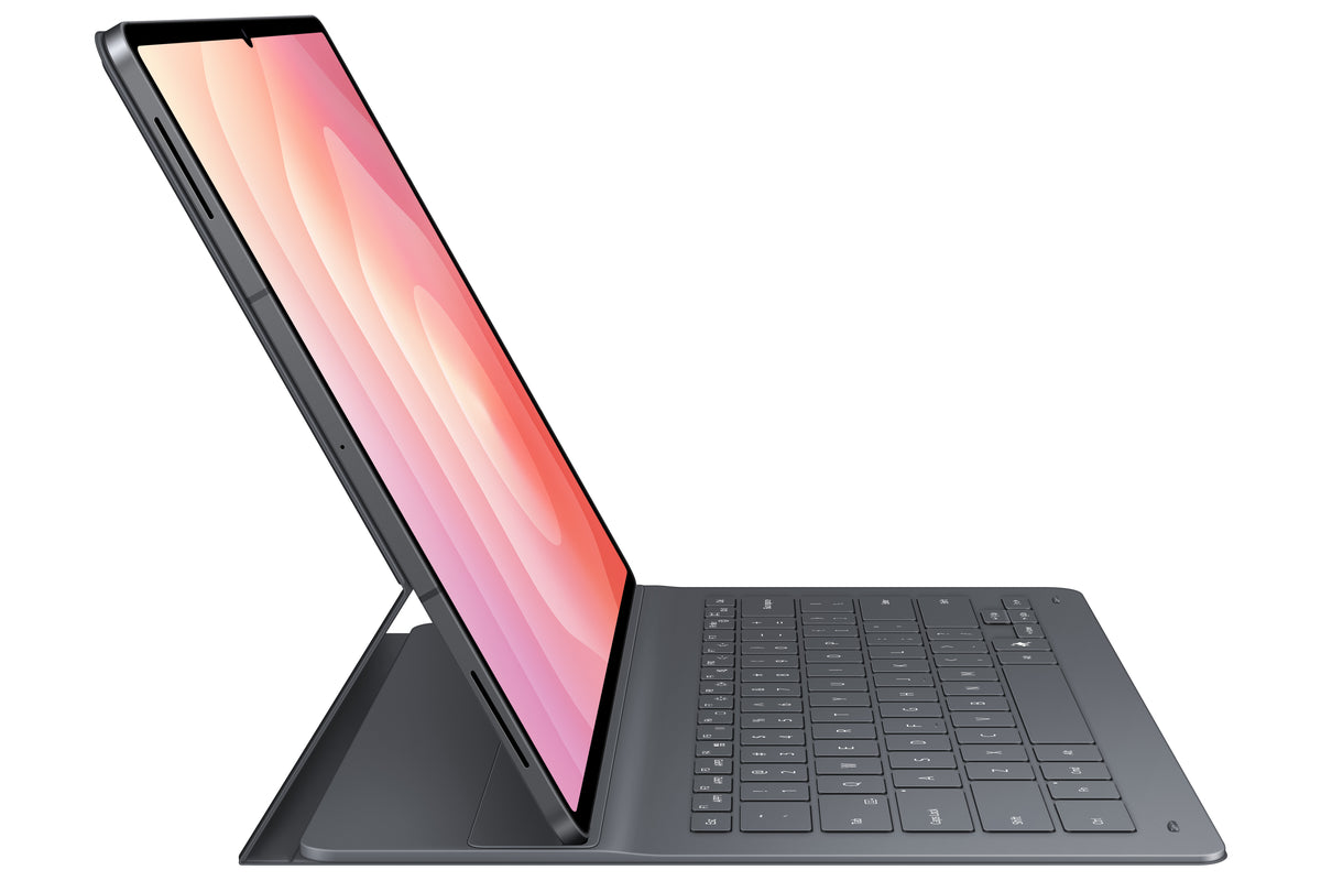 Samsung Book Cover Slim näppäimistökuori, Galaxy Tab S12 Ultra / S11 Ultra, musta – kuva 4