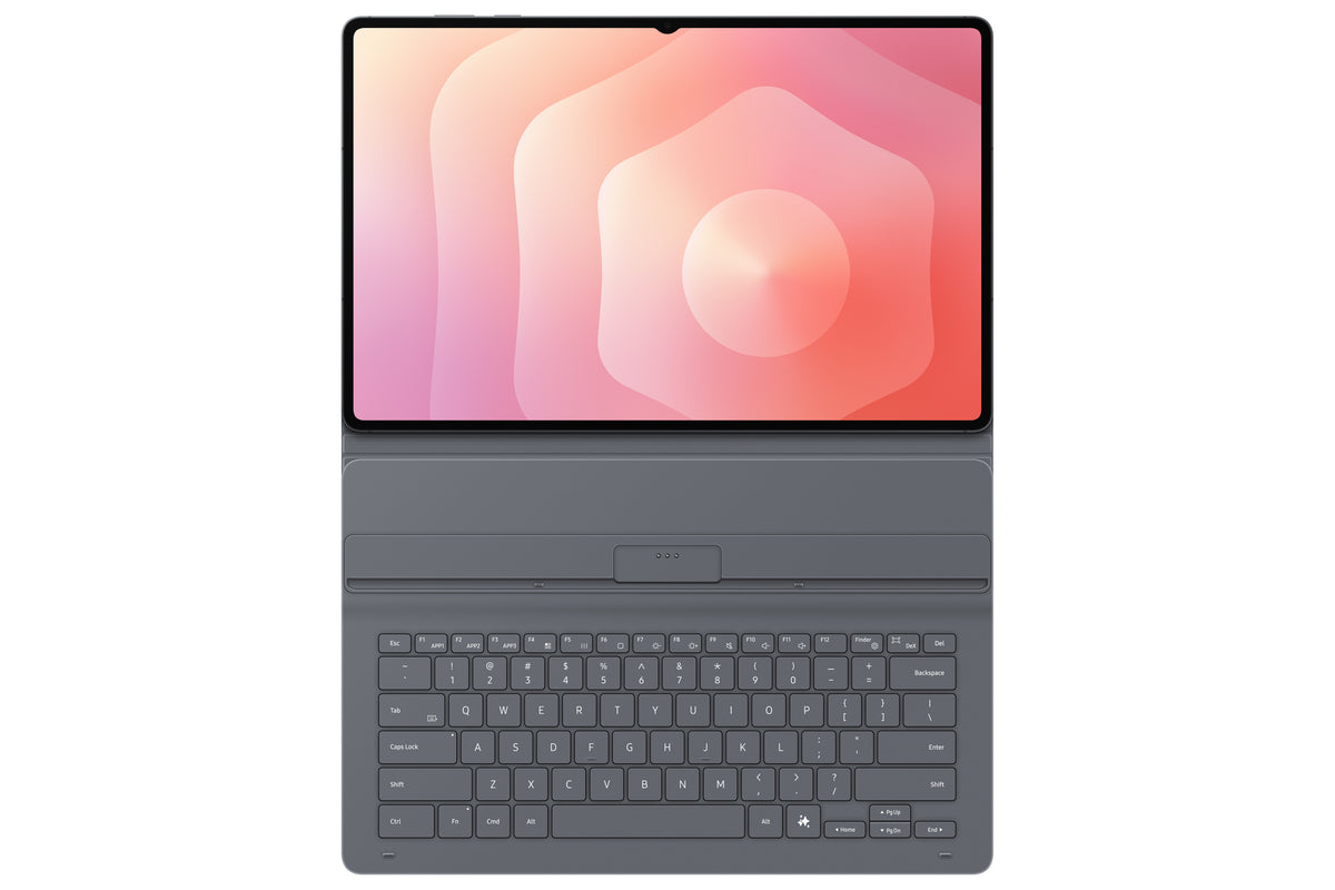 Samsung Book Cover Slim näppäimistökuori, Galaxy Tab S12 Ultra / S11 Ultra, musta – kuva 5