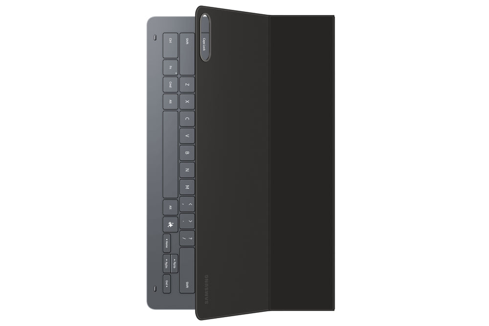Samsung Book Cover Slim näppäimistökuori, Galaxy Tab S12 Ultra / S11 Ultra, musta