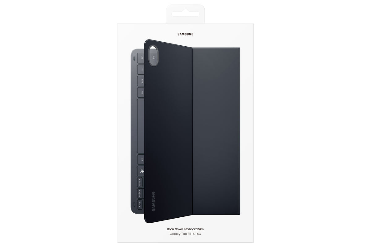 Samsung Book Cover Slim näppäimistökuori, Galaxy Tab S11, musta – 12