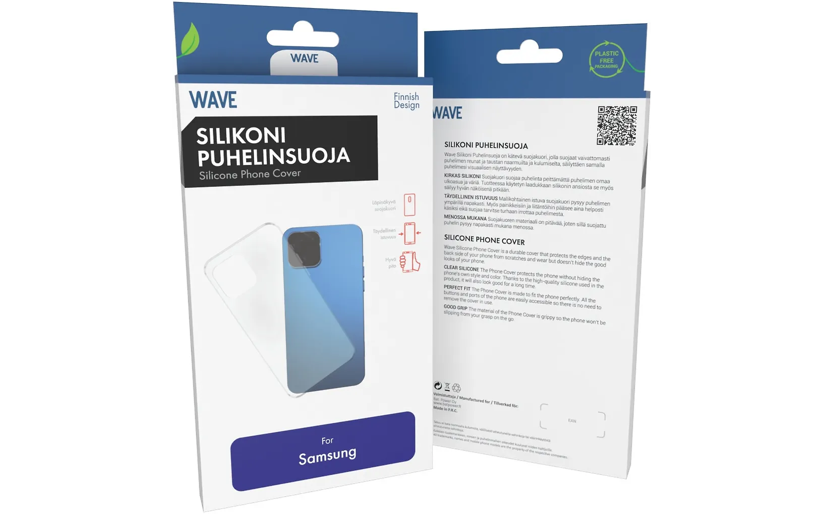 Wave silikonisuoja, Samsung Galaxy S25 FE 5G, kirkas