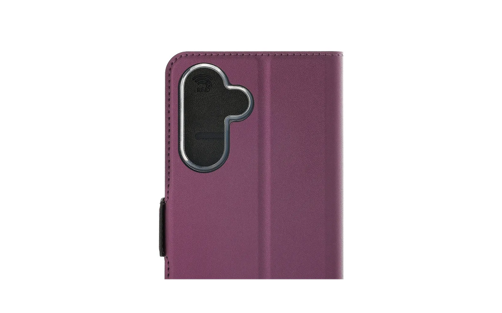 Wave Book-skal, Samsung Galaxy A17 5G / Samsung Galaxy A17 4G, rökig sangria