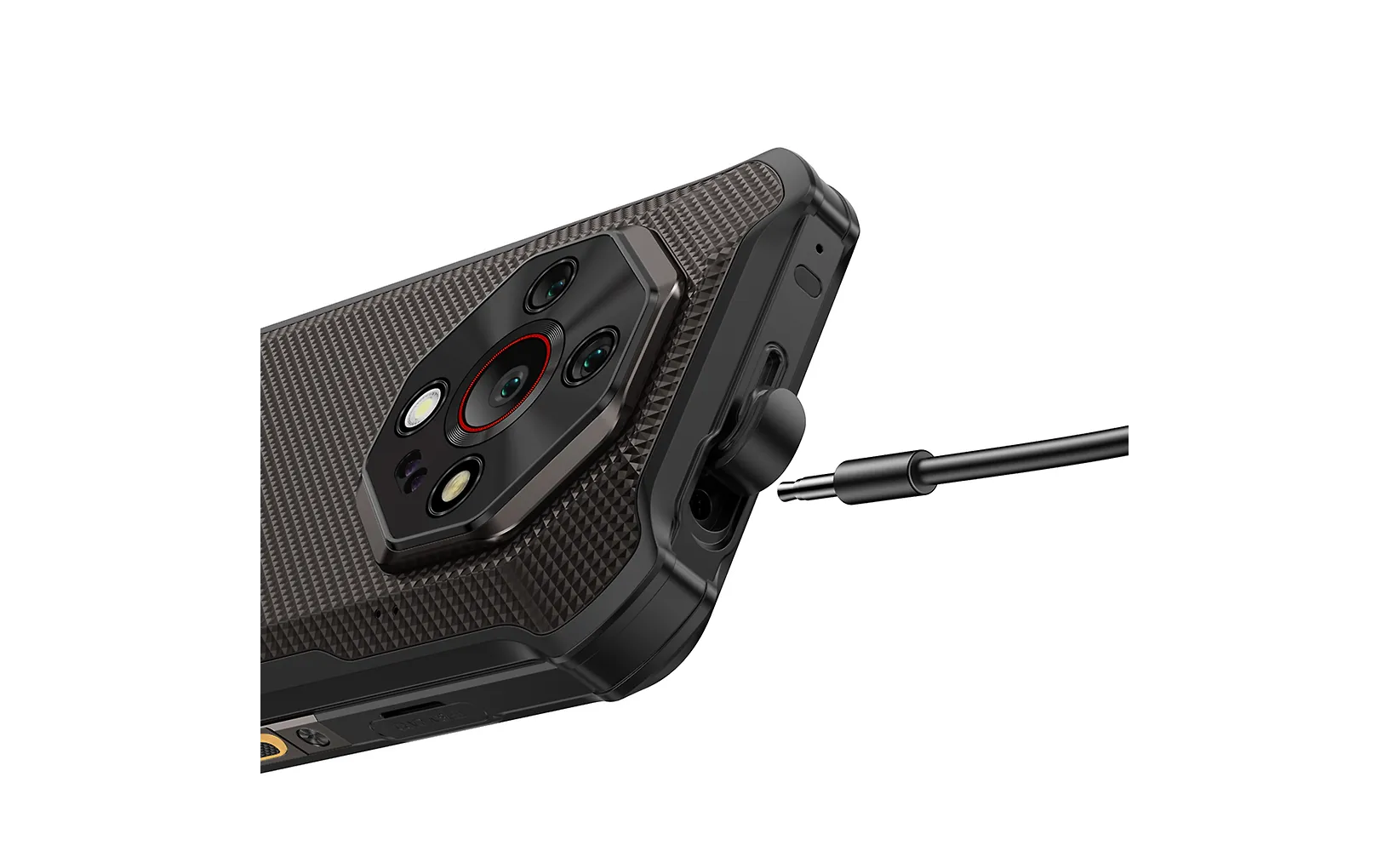 Ulefone Armor X16 puhelin, 128/6 Gt, musta / tummanruskea