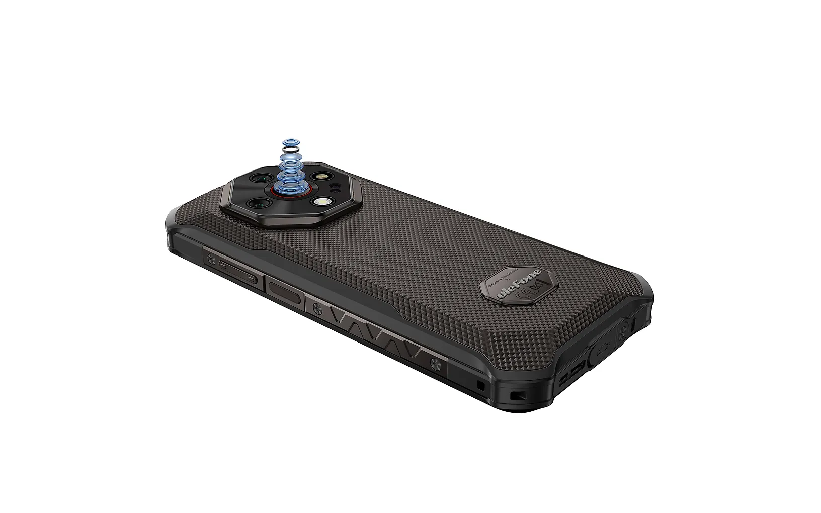 Ulefone Armor X16 puhelin, 128/6 Gt, musta / tummanruskea
