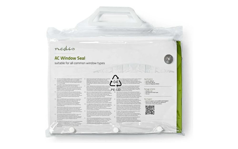 Nedis Window Kit for Air Conditioners ikkuna-asennussarja / ikkunatiiviste