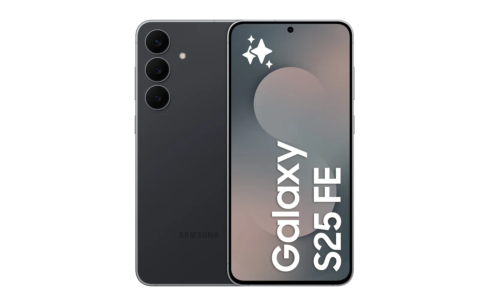 Samsung Galaxy S25 FE 5G-telefon, 128/8 GB, Kolsvart