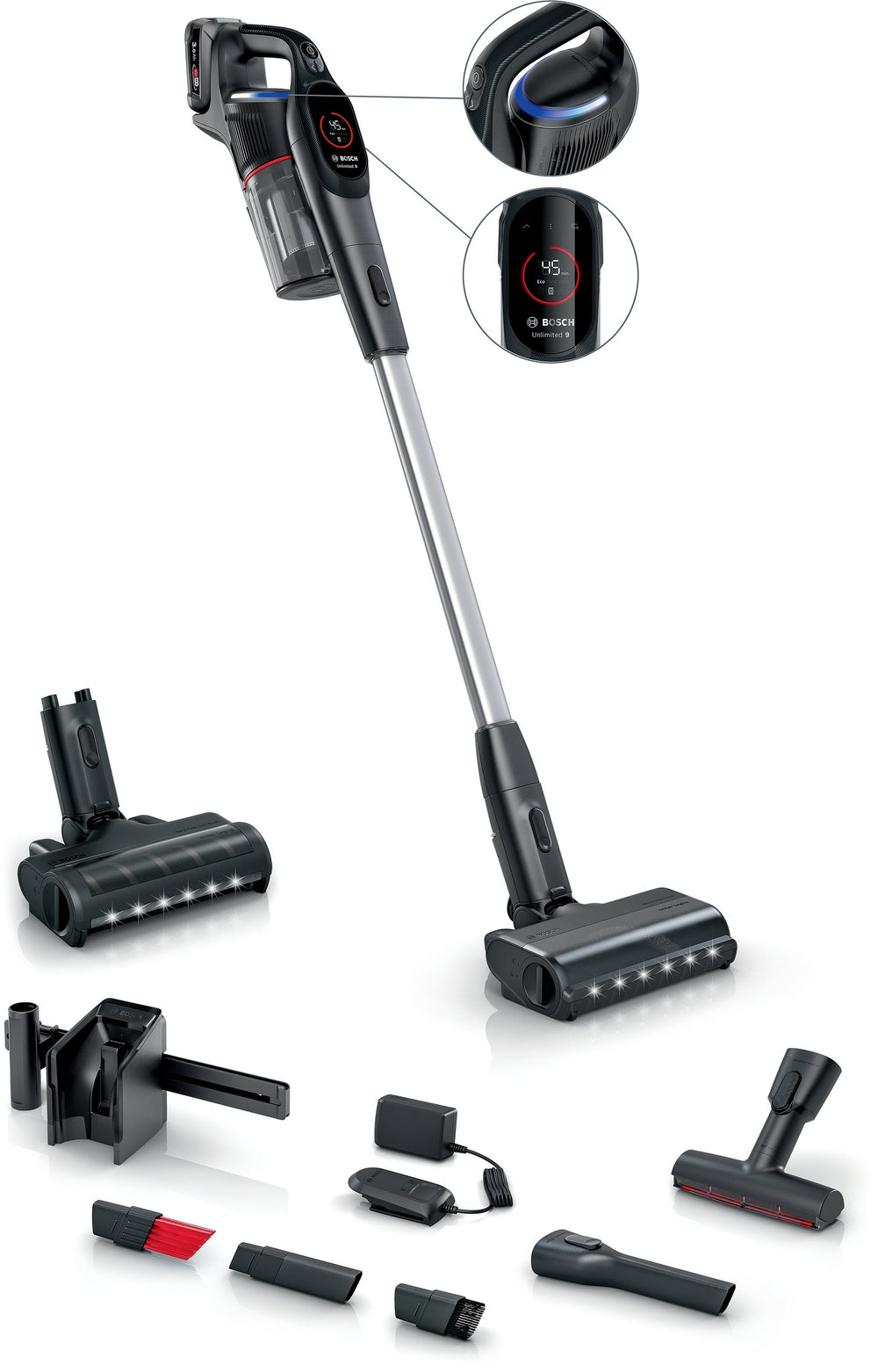 Bosch Unlimited 9 BCS931BQC -varsi-imuri, musta