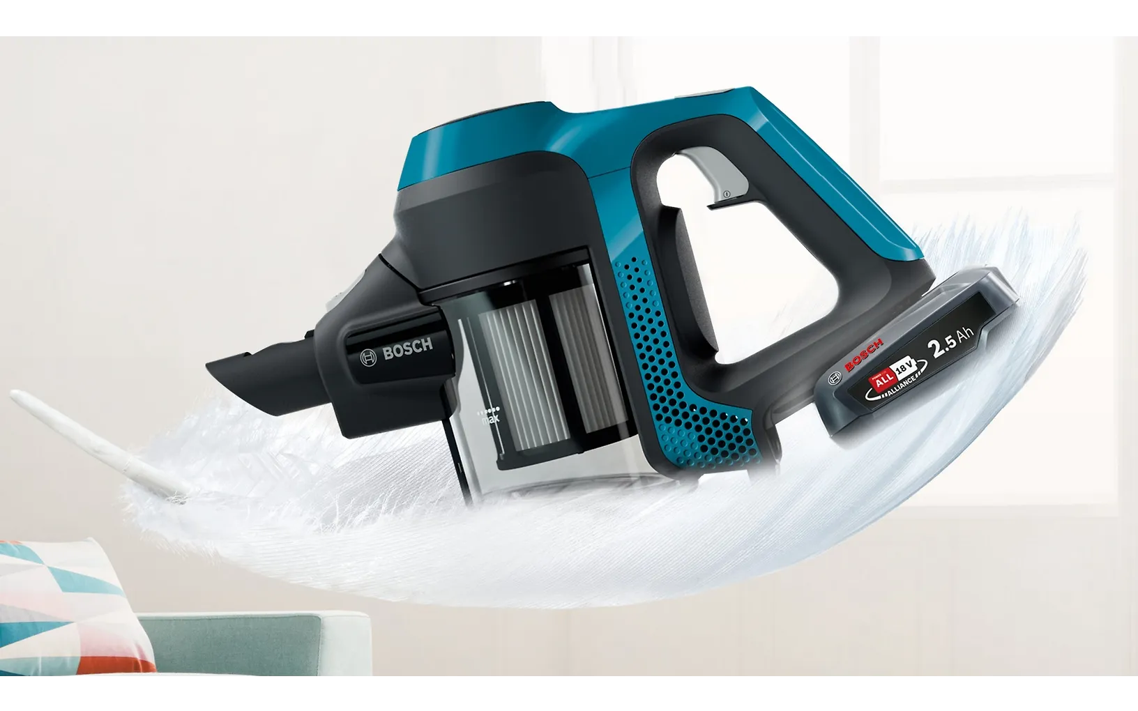Bosch Unlimited 6 BBS611LAG -varsi-imuri, laguuninsininen