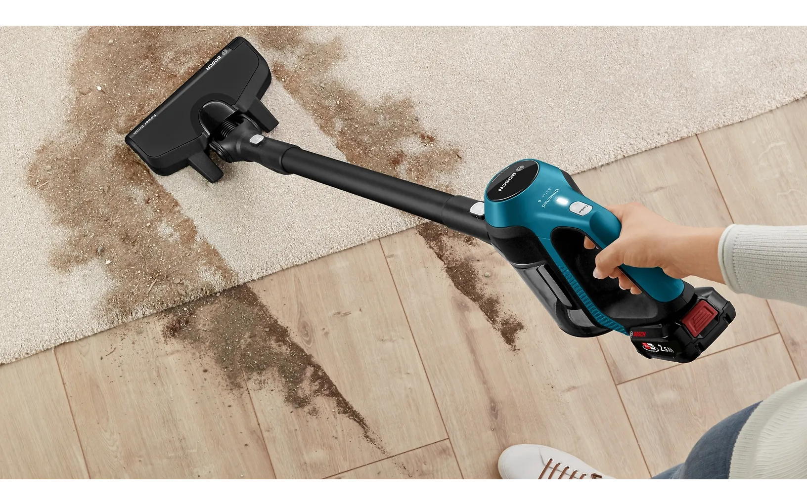 Bosch Unlimited 6 BBS611LAG -varsi-imuri, laguuninsininen