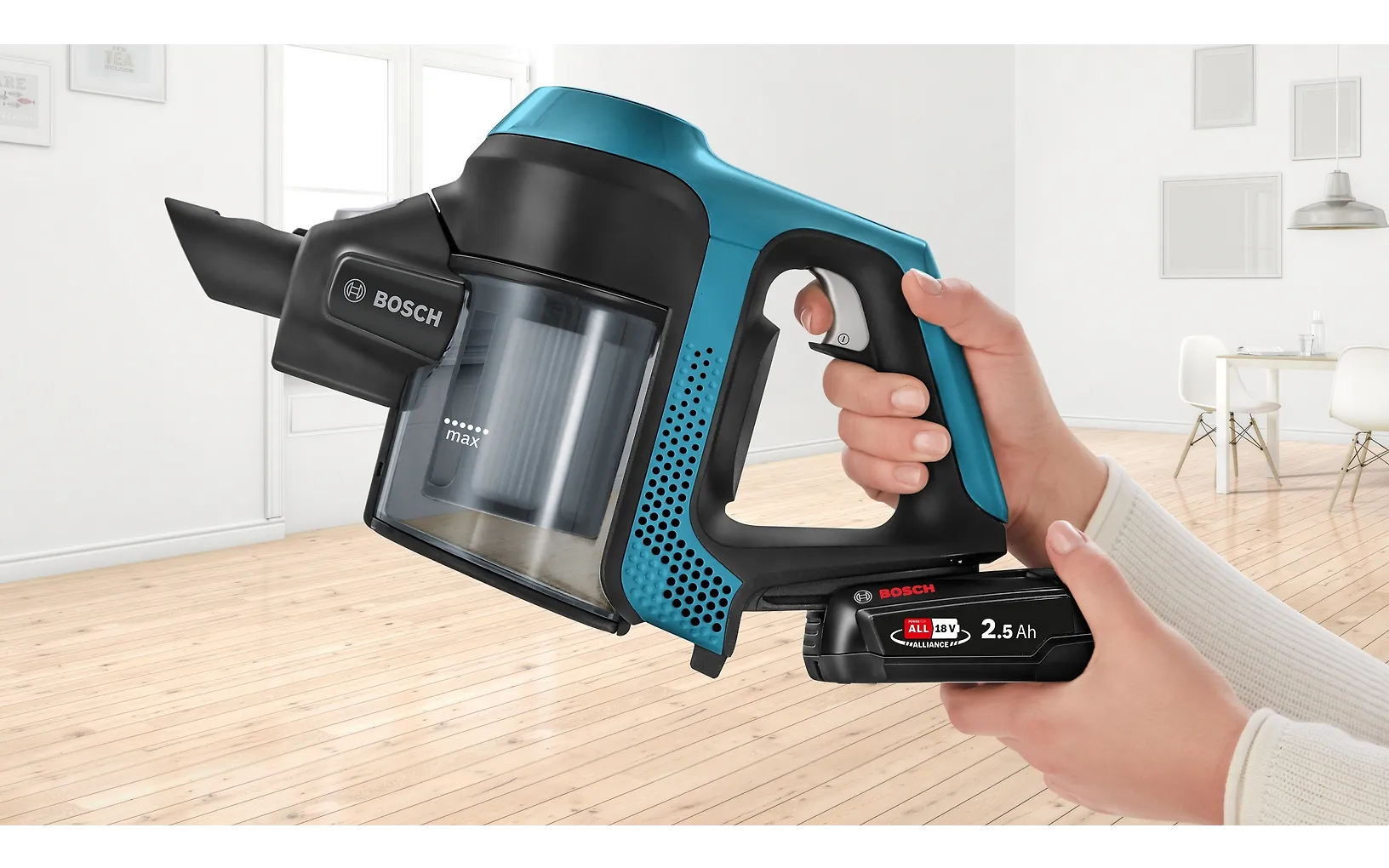 Bosch Unlimited 6 BBS611LAG -varsi-imuri, laguuninsininen
