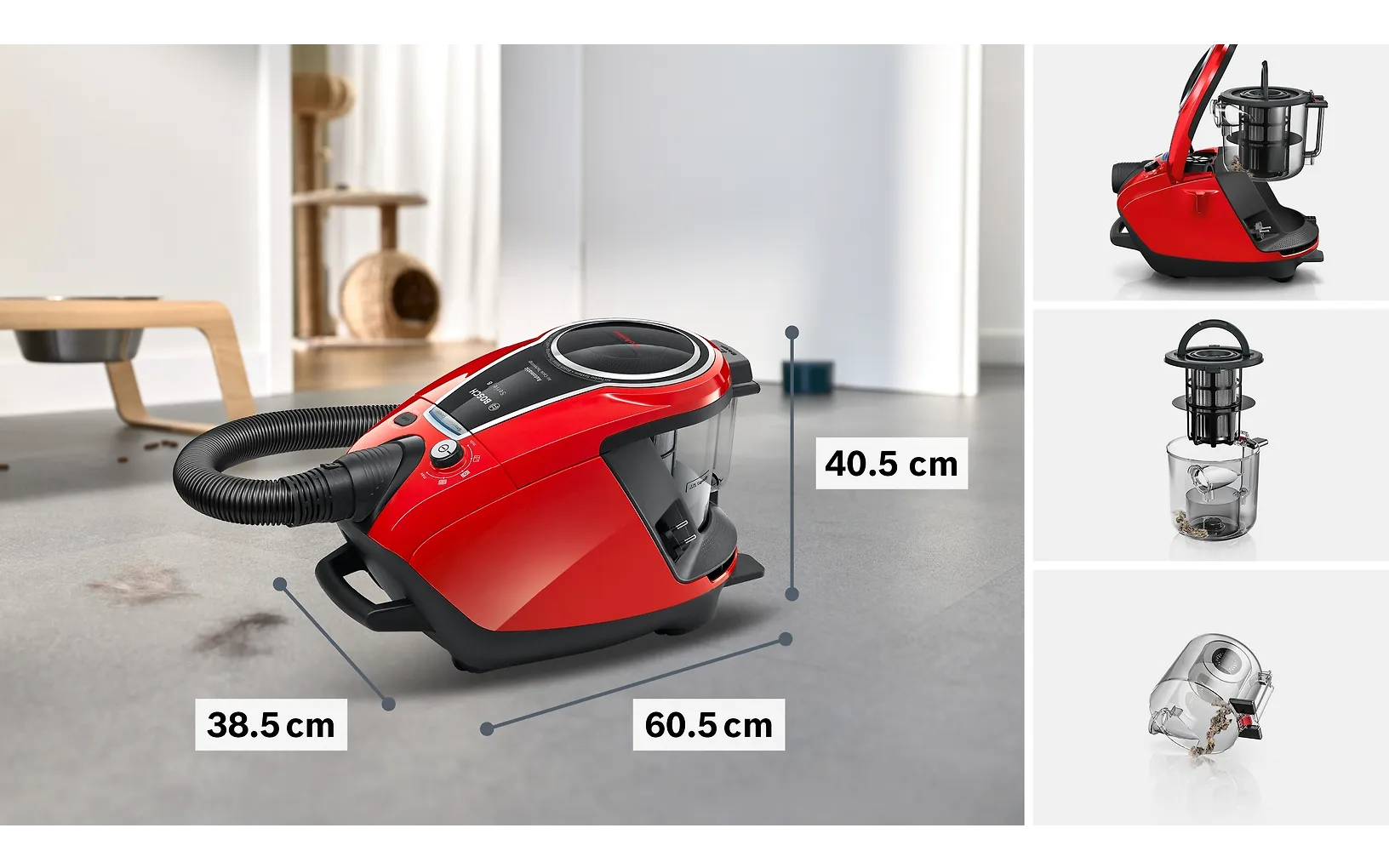 Bosch Serie 8 ProAnimal BGS7PET1 pölypussiton imuri