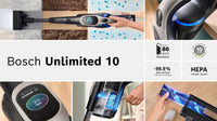 Bosch Unlimited 10 BBS1041GQC -varsi-imuri, tumma kerma / harmaa