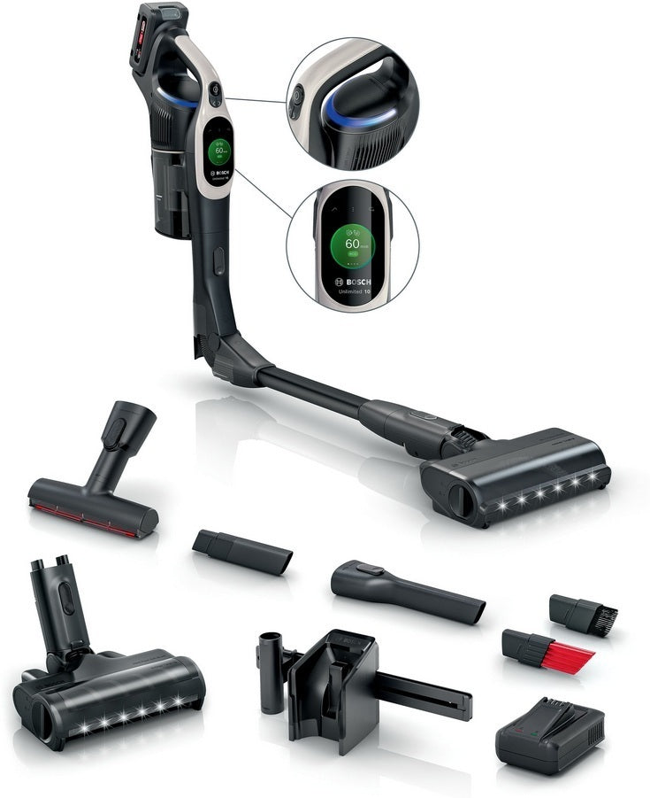 Bosch Unlimited 10 BBS1041GQC -varsi-imuri, tumma kerma / harmaa