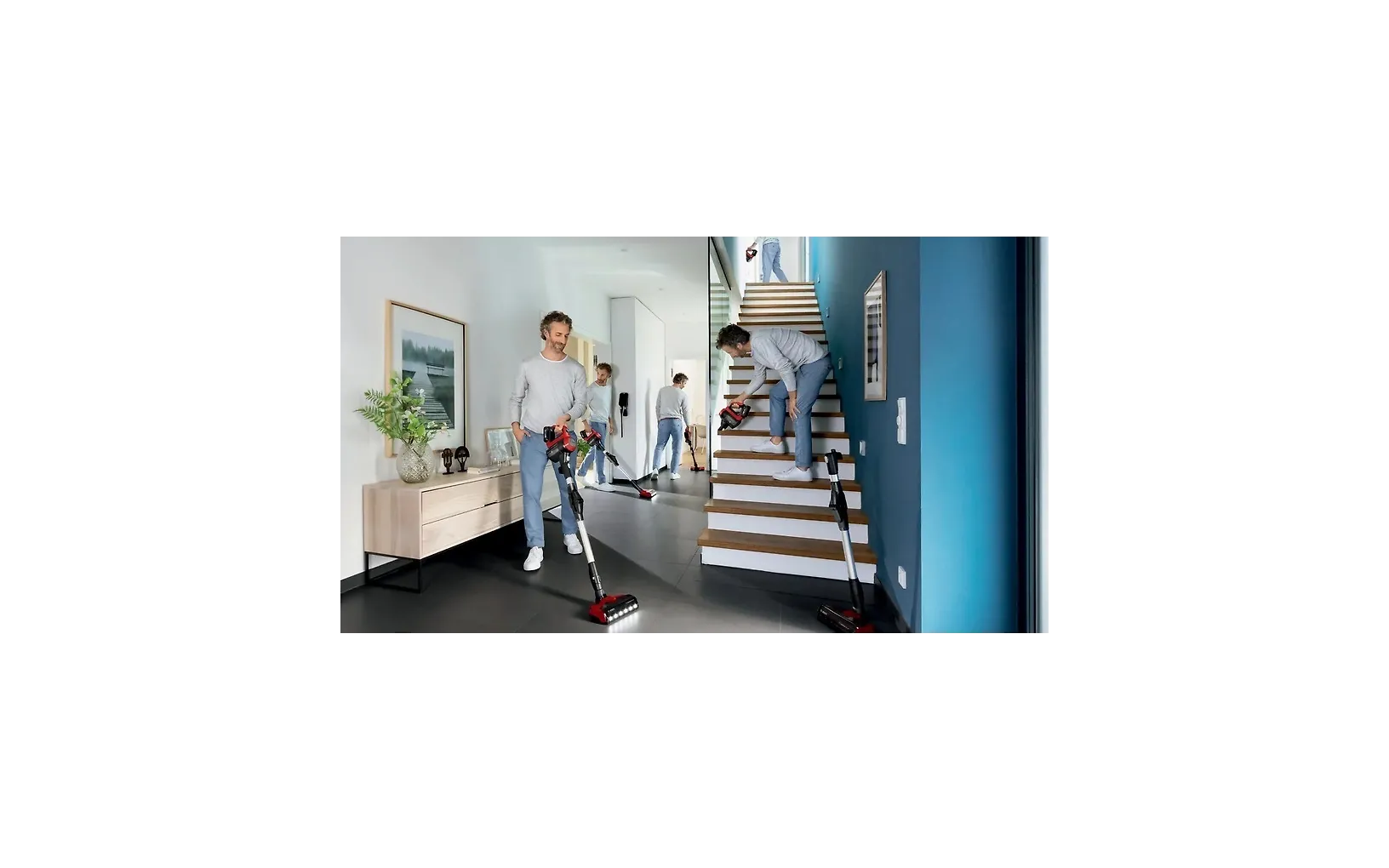 Bosch Unlimited 7 ProAnimal BCS711PET skaftdammsugare, röd