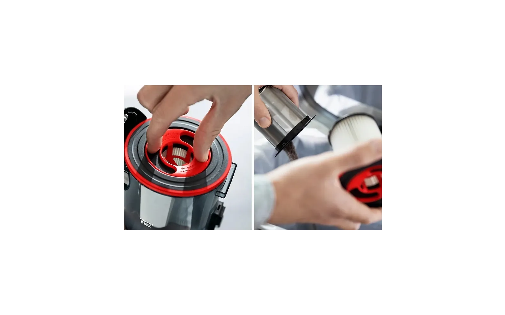 Bosch Unlimited 7 ProAnimal BCS711PET skaftdammsugare, röd