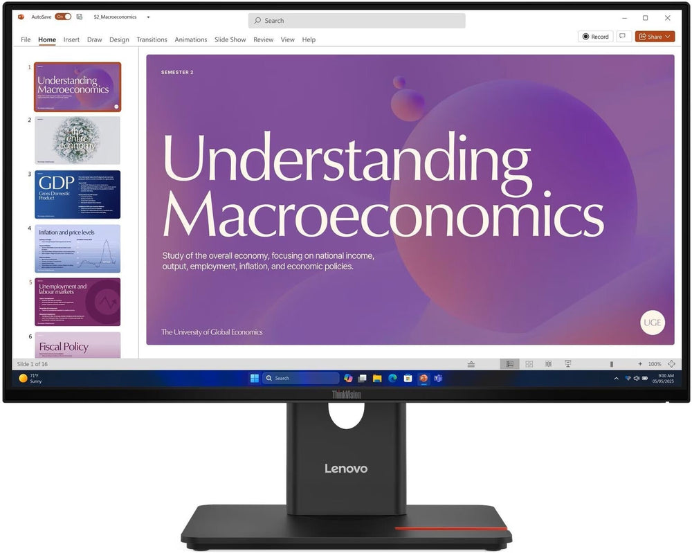 Lenovo ThinkVision T24D-40 23,8" Full HD USB-C ‐näyttö – kuva 1