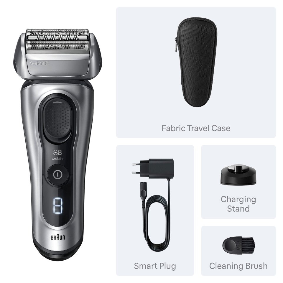 Braun Series 8, 8617S -Wet&Dry -SensoAdapt parranajokone