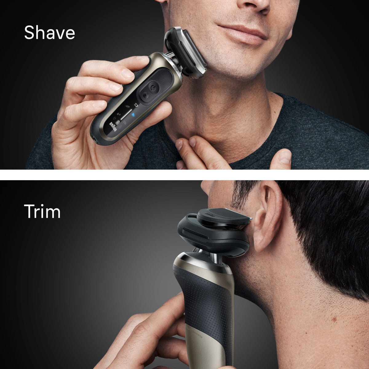 Braun Series 7, 72-C1200S Wet&Dry -parranajokone partatrimmerilisäosalla – kuva 5