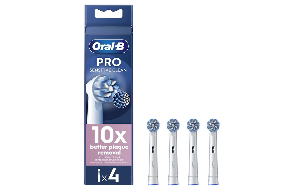 Oral-B Pro Sensitive Clean -vaihtoharjat, 4 kpl - E-store.fi