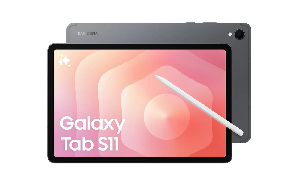 Samsung Galaxy Tab S11 11" WiFi tabletti, 12 Gt / 128 Gt, Android 15, harmaa