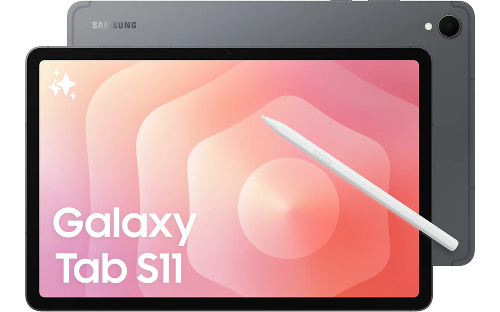 Samsung Galaxy Tab S11 11" WiFi tabletti, 12 Gt / 256 Gt, Android 15, harmaa