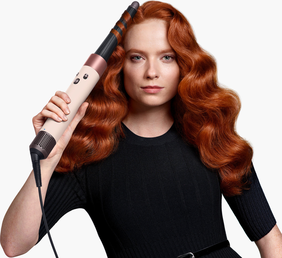 Dyson Airwrap I.D. Straight + Wavy multi-styler ja hiustenkuivaaja, Ceramic Pink/Rose Gold – kuva 11