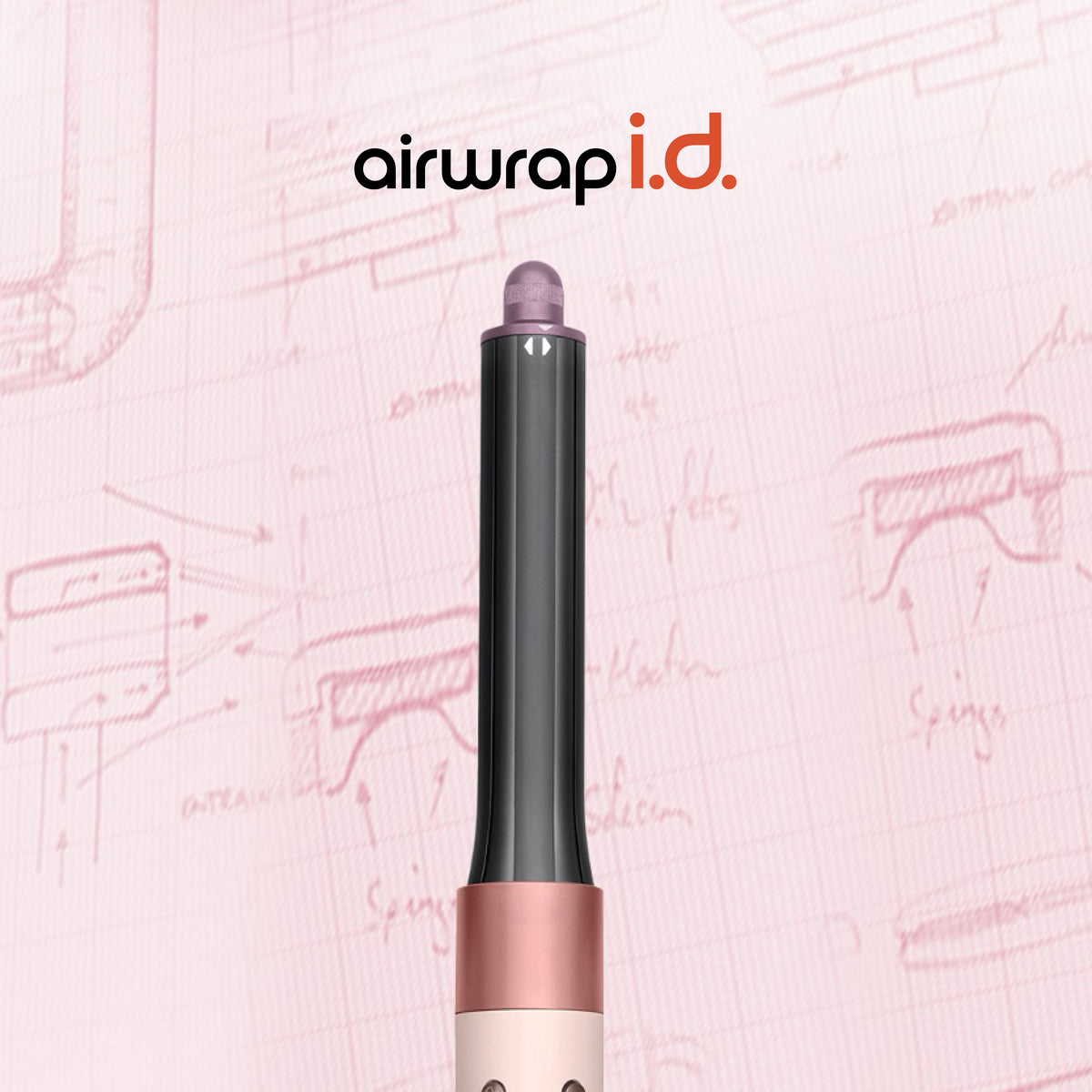 Dyson Airwrap I.D. Curly + Coily multi-styler ja hiustenkuivaaja, Ceramic Pink/Rose Gold