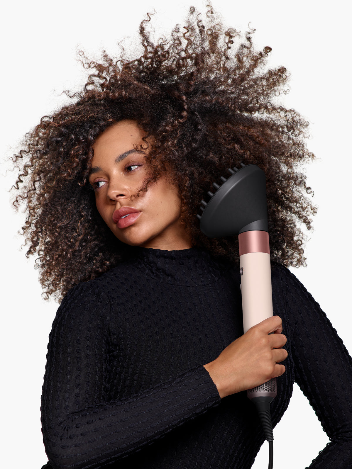Dyson Airwrap I.D. Curly + Coily multi-styler ja hiustenkuivaaja, Ceramic Pink/Rose Gold