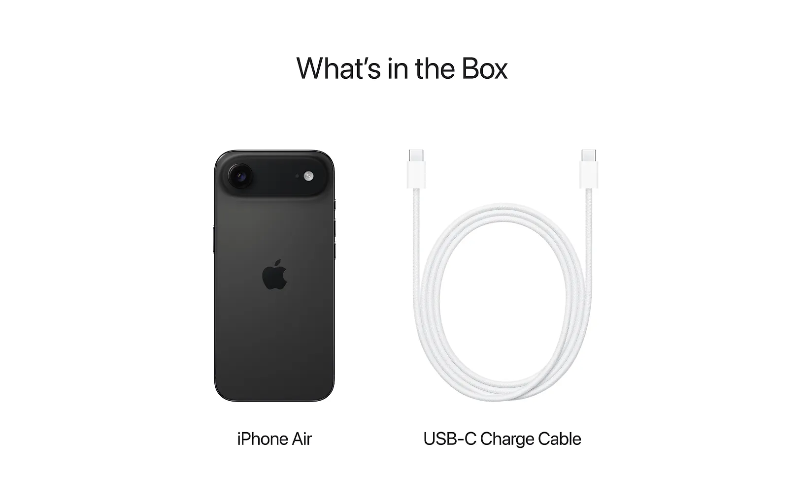 Apple iPhone Air 256 Gt puhelin, tähtimusta