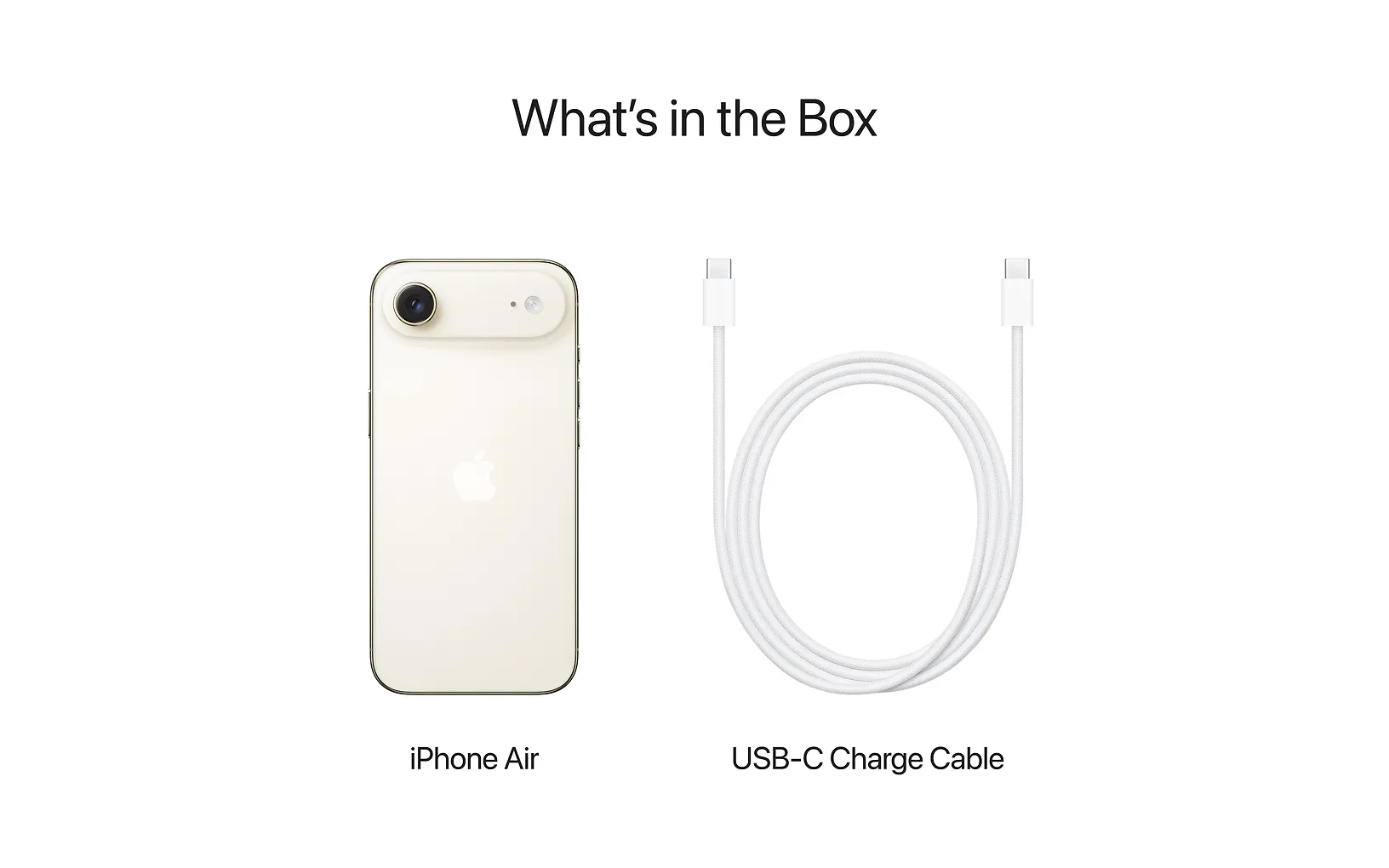Apple iPhone Air 256 GB telefon, ljusguld