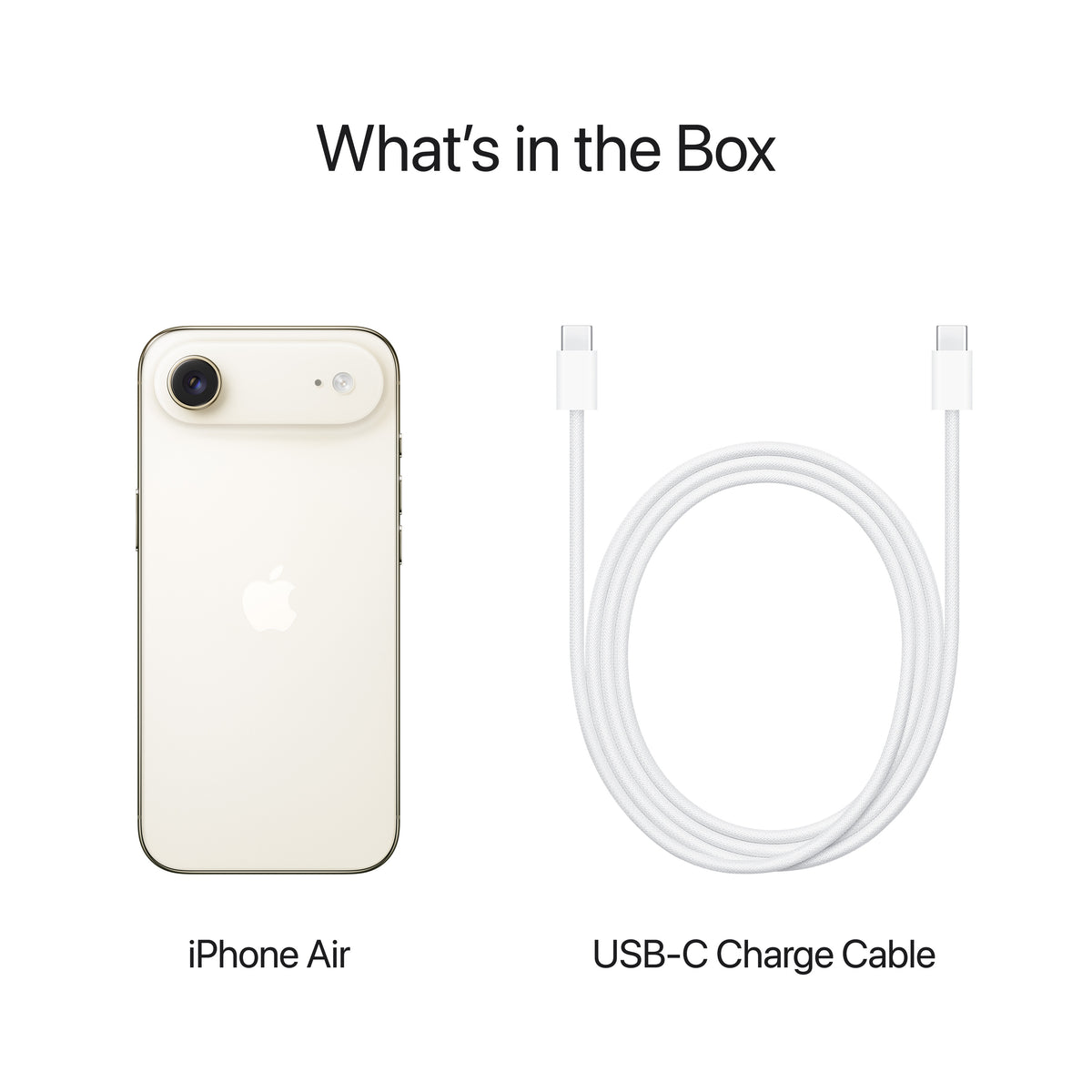 Apple iPhone Air 512 Gt puhelin, vaalea kulta