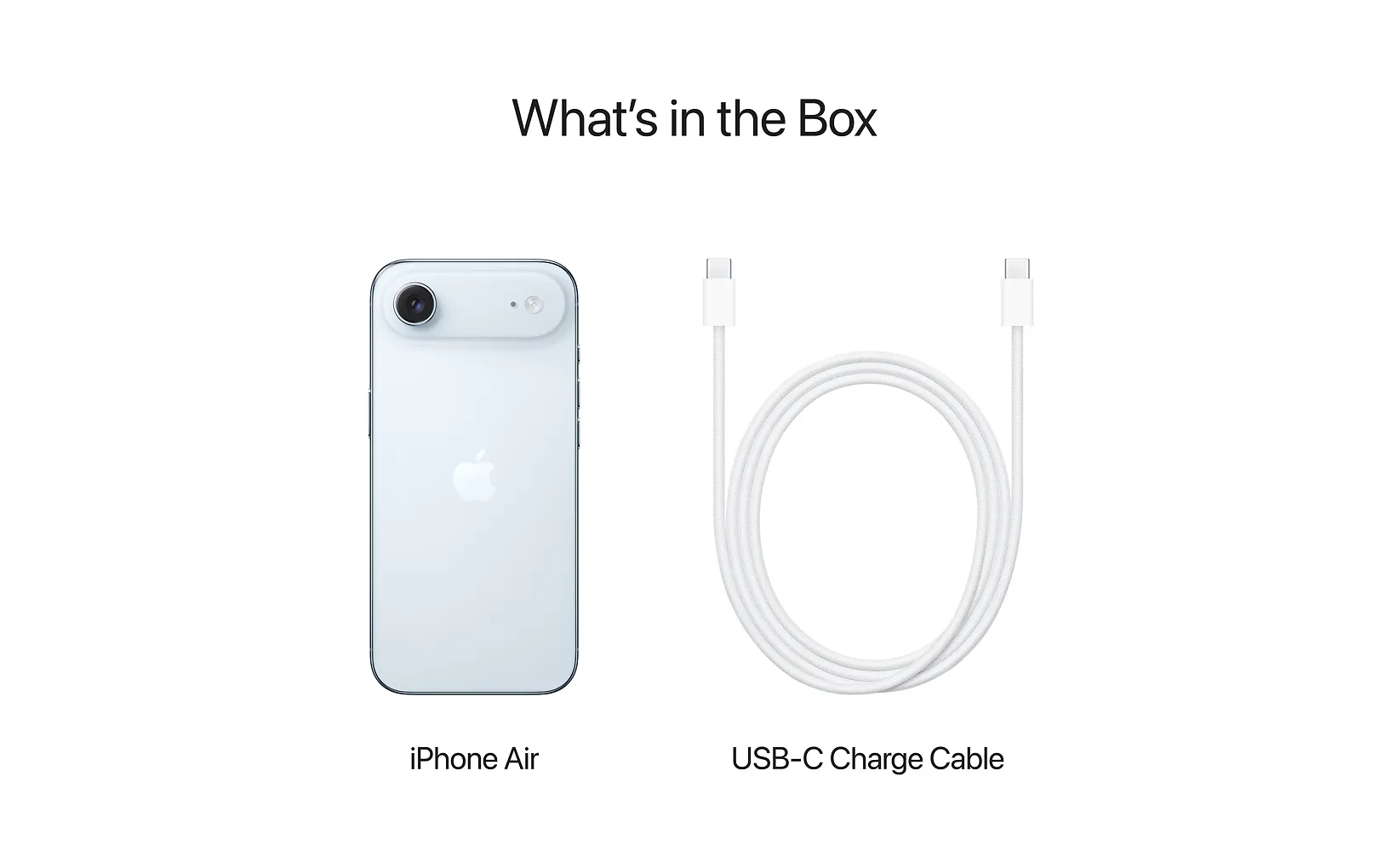 Apple iPhone Air 256 GB telefon, himmelsblå