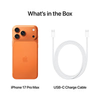 Apple iPhone 17 Pro Max 2 Tt puhelin, kosminen oranssi