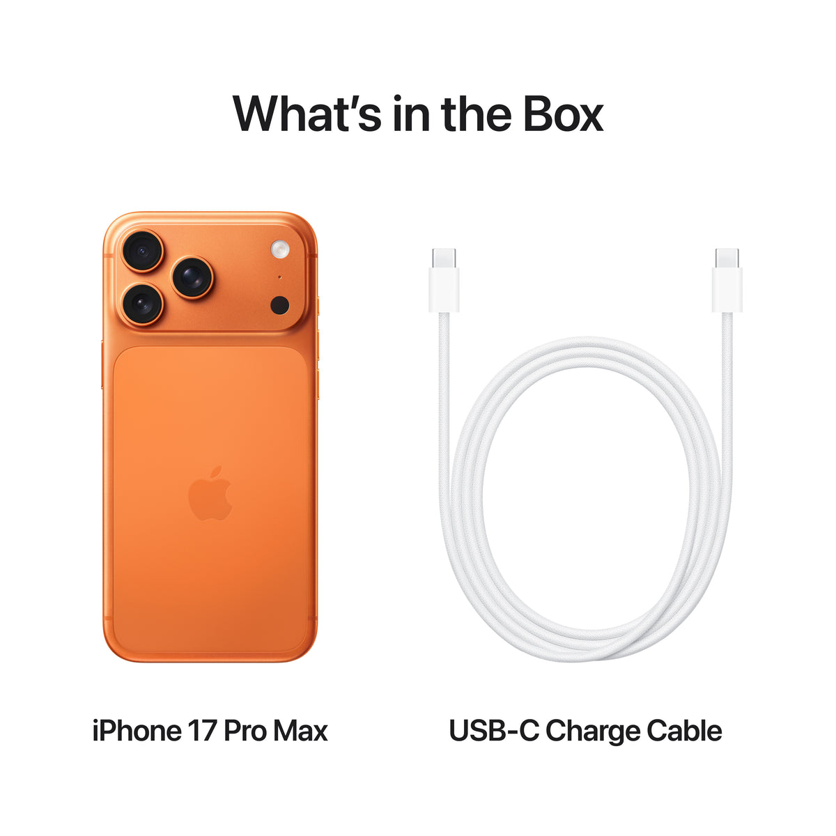 Apple iPhone 17 Pro Max 2 Tt puhelin, kosminen oranssi