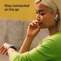 Apple Watch SE 3 (GPS) 44 mm keskiyö alumiinikuori ja keskiyö urheiluranneke, M/L