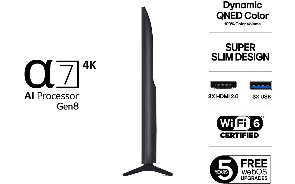 LG 50" QNED 7E – 4K TV (2025)