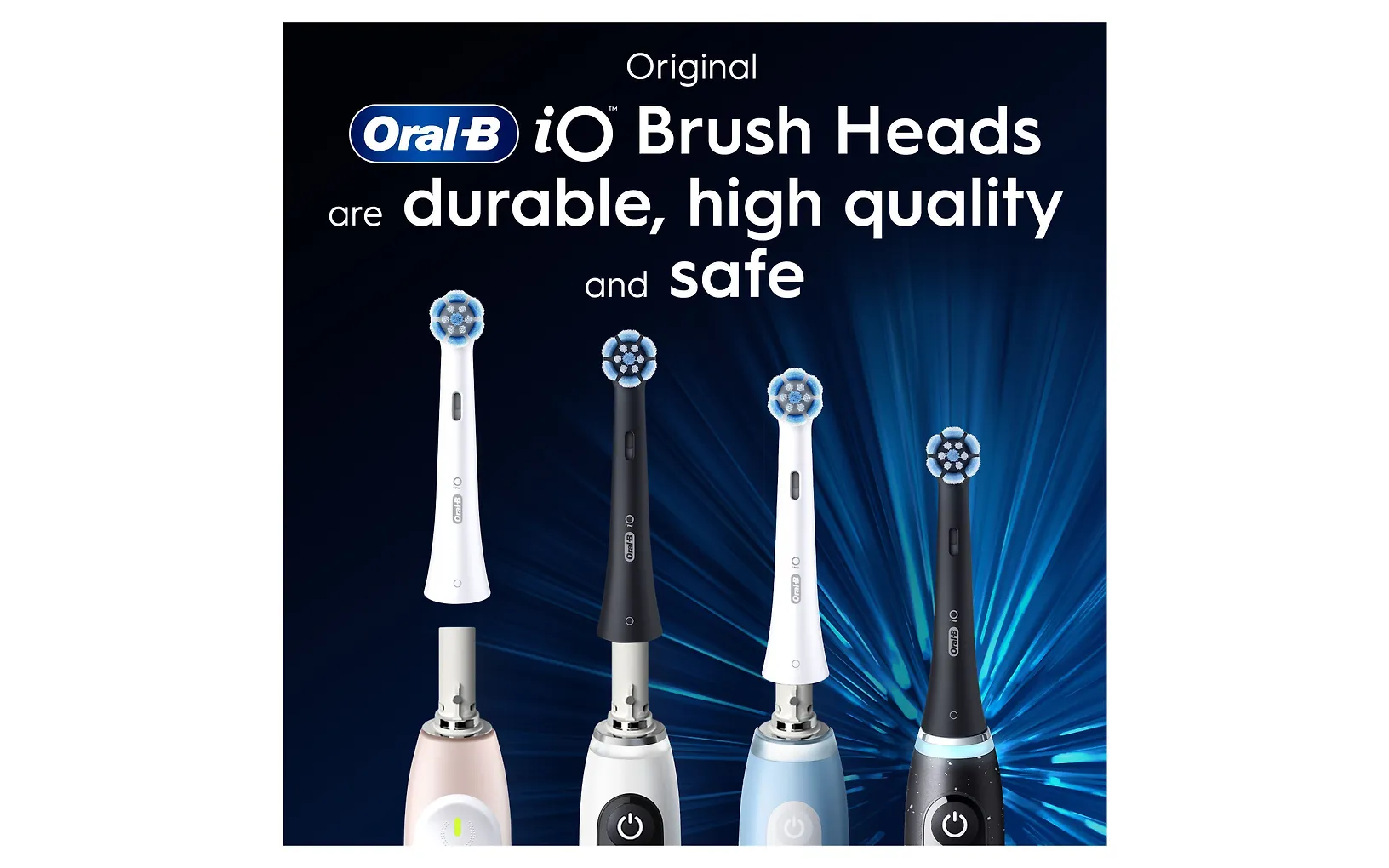 Oral-B iO Gentle Care -vaihtoharjat, 2 kpl