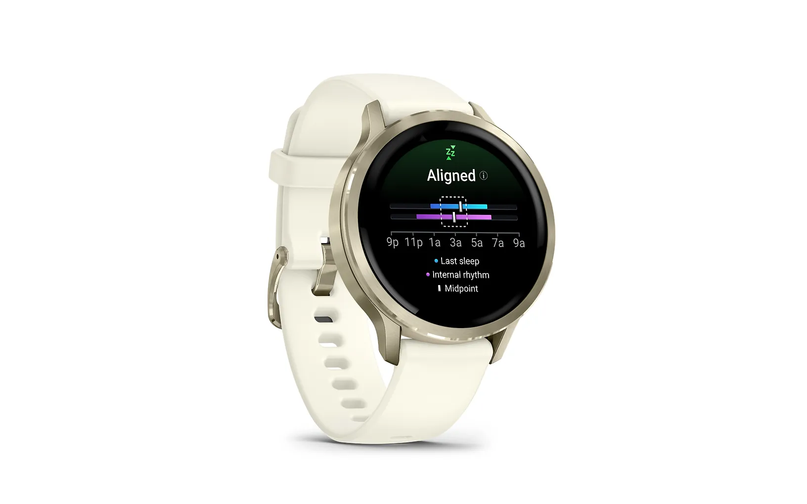 Garmin Venu 4 älykello, 41 mm, vaalea kulta / luunvärinen ranneke