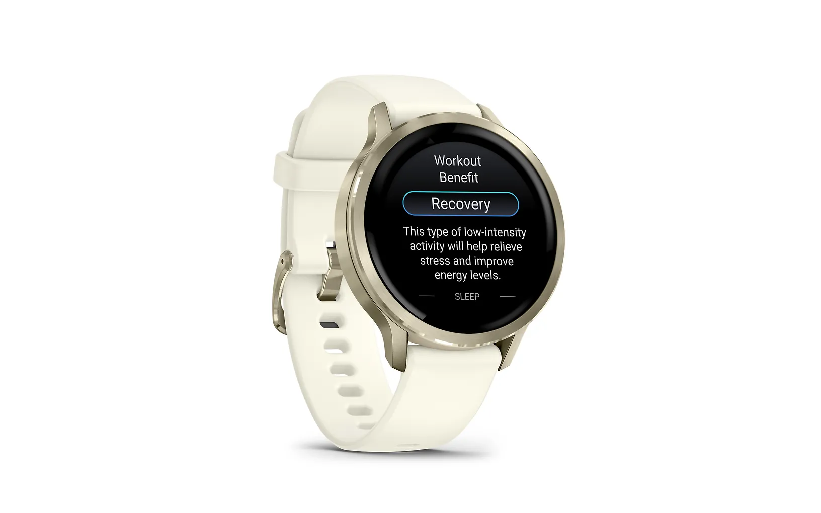 Garmin Venu 4 älykello, 41 mm, vaalea kulta / luunvärinen ranneke