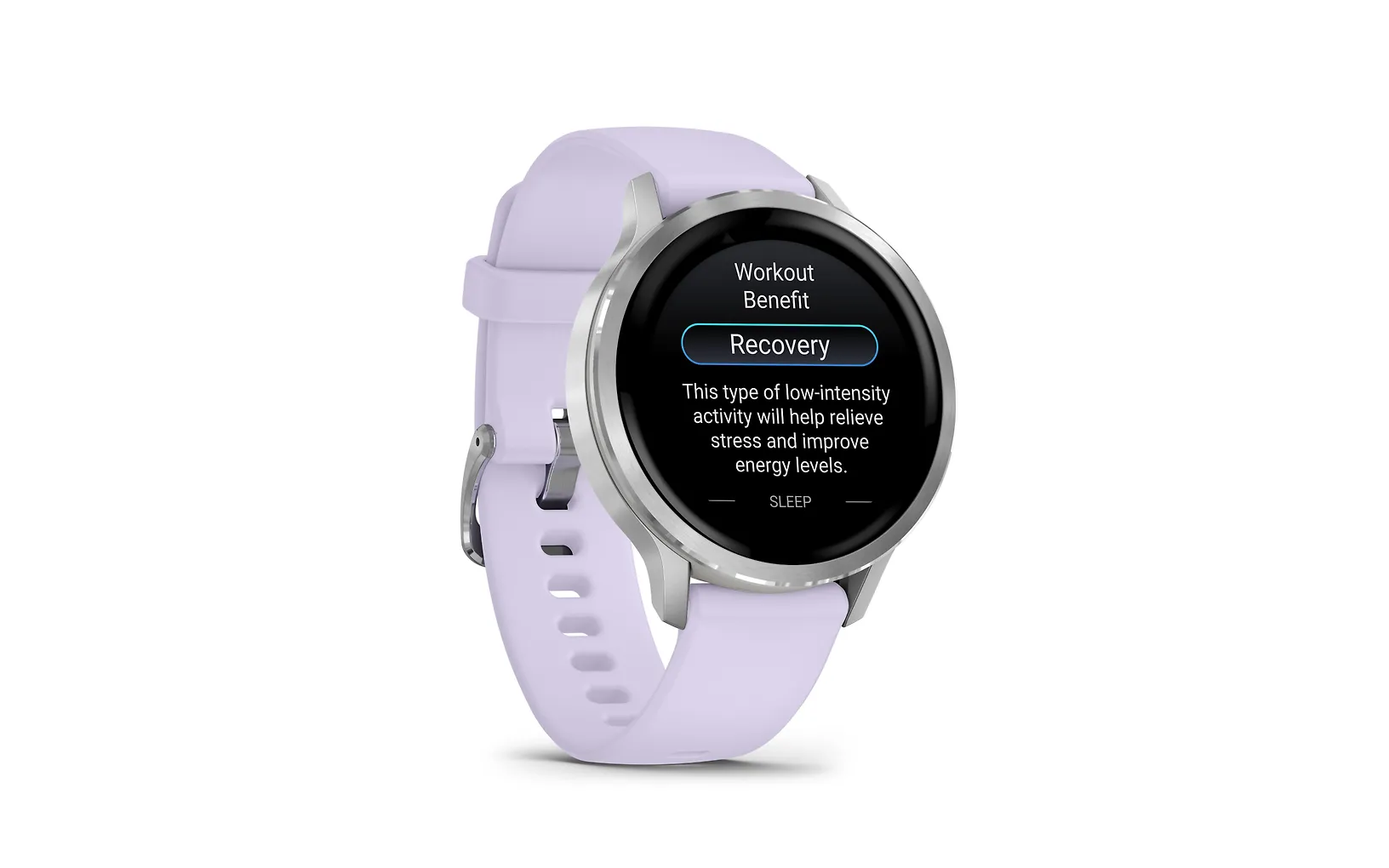 Garmin Venu 4 älykello, 41 mm, hopea / violetti ranneke